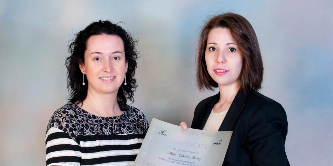 ADAYSS Issue and Deliver the First Certificate to our Au pairs