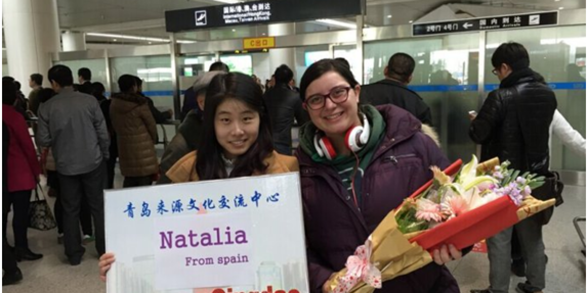 Our Au pair Natalia in China (Welcome to Qingdao)